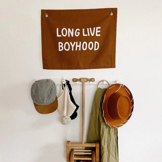 Long Live Boyhood Banner - Nursery Decor- Imani + KIDS