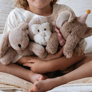 Priscilla Elephant - Plush Toy - and the little dog laughed