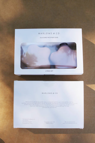 Silicone Star Pacifier Case - Pacifier Holder - Marlowe & Co