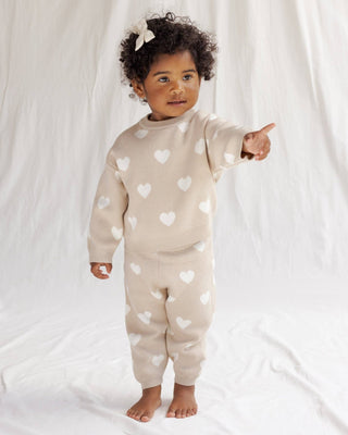 Heart Knit Sweater - Sweater - Quincy Mae