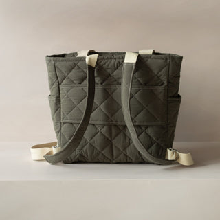Quilted Backpack | Forest (Preorder for 5/25) - Diaper Bags - Dans le Sac