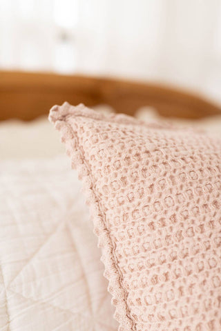 Cozy Waffle Pillowcase - Pillow - New Grain