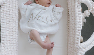 The Embroidered Sweater - Sweater- Honey Moon Baby Co