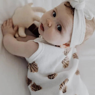 Shell Knit Romper - Romper- Woven Kids