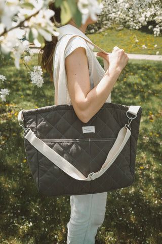 Quilted Diaper Bag - Diaper Bags - Dans le Sac