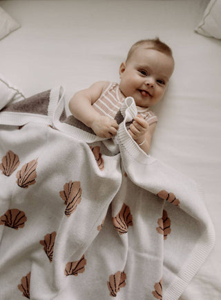 Shell Knit Blanket - Blanket- Woven Kids