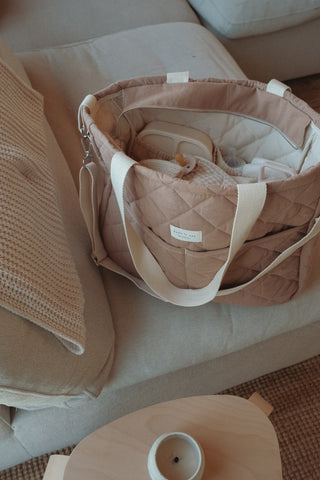 Quilted Diaper Bag - Diaper Bags - Dans le Sac
