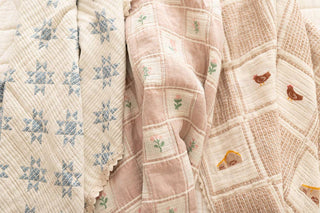 Patchwork Fleur Blanket - Blanket - New Grain