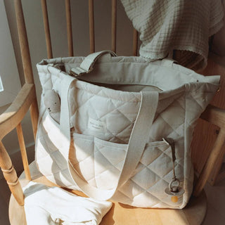 Quilted Diaper Bag - Diaper Bags - Dans le Sac