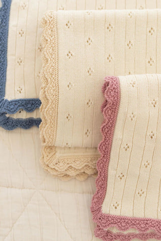 Pointelle Knit Blanket - Blanket - New Grain