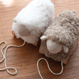 Button the Pull-Along Sheep - Plush Toy- Little Lamb Kind
