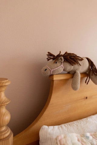 Knit Pony - Plush Toy - New Grain