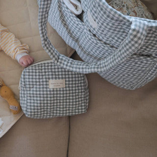 Organic Cotton Quilted Pouch - Diaper Bags - Dans le Sac