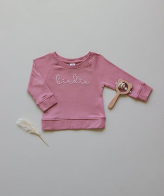 The Embroidered Pullover - Pullover - Honey Moon Baby Co