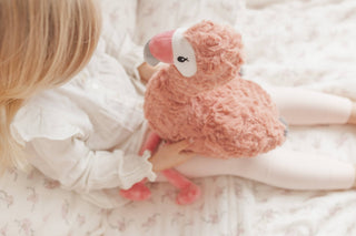 Francesca: The Weighted Flamingo - Plush Toy - Mindful and Co Kids USA