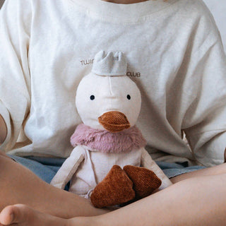 Wanda Duck - Plush Toy - and the little dog laughed