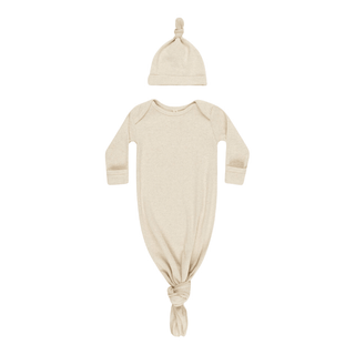 Knotted Baby Gown Set - Infant gown - Quincy Mae